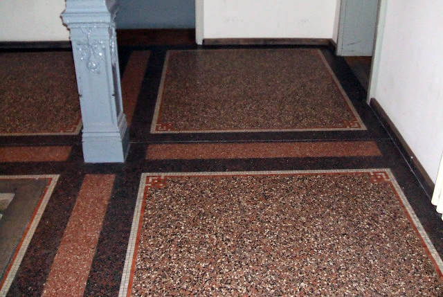Terrazzoböden als Walzterrazzo
